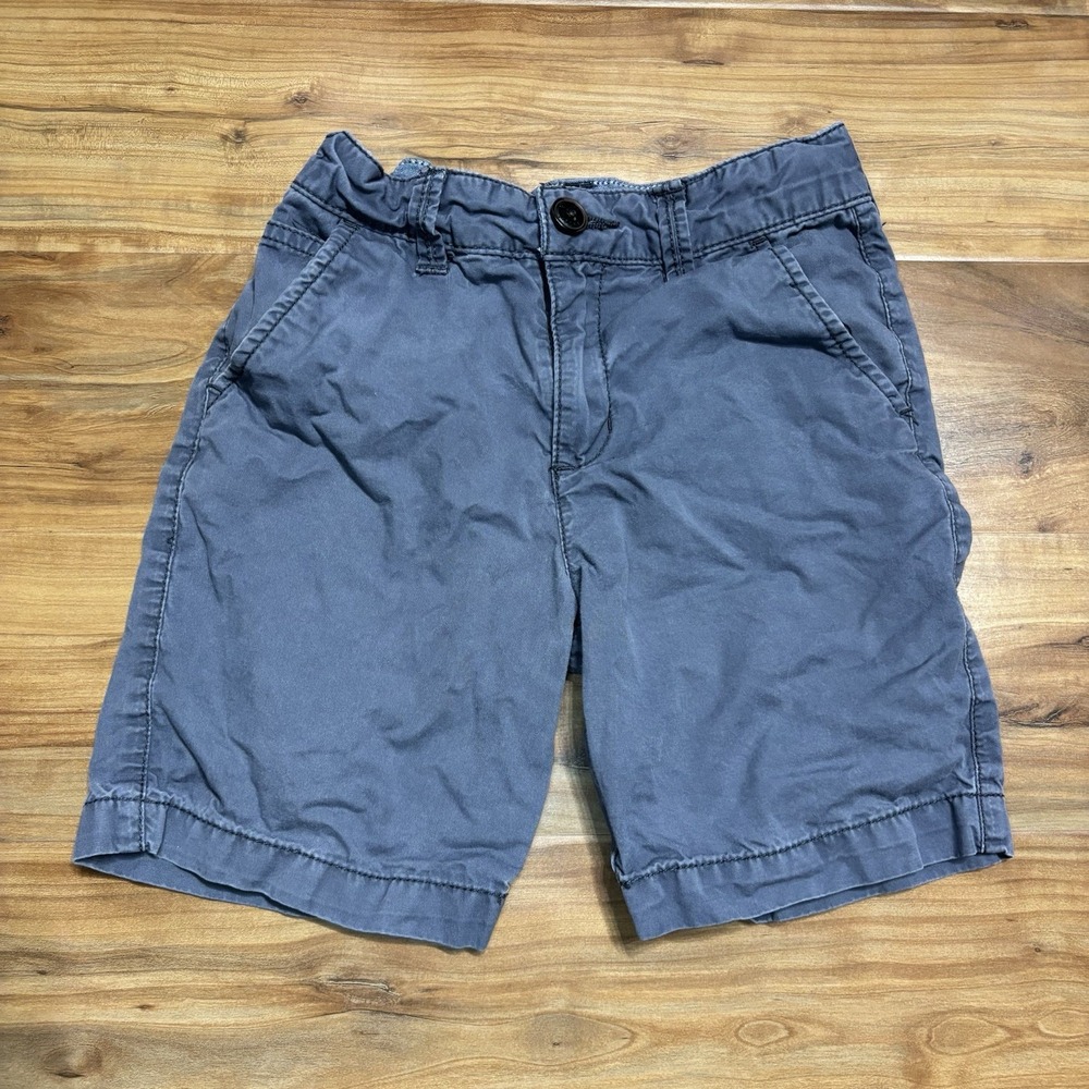 OshKosh B'gosh Sz 6 Kids Boys Woven‎ Chino Shorts Blue Casual School Style